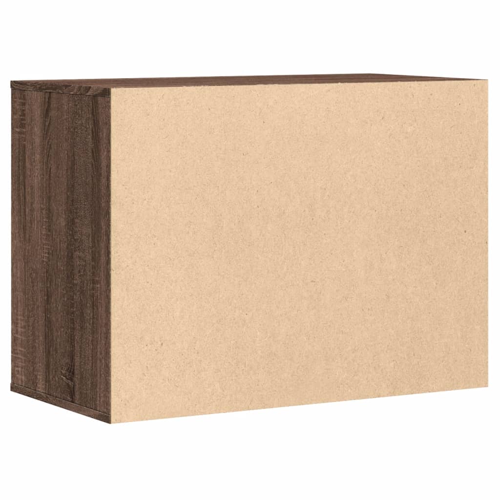 vidaXL Dulap colț cu sertare stejar maro 80x41x58 cm lemn prelucrat