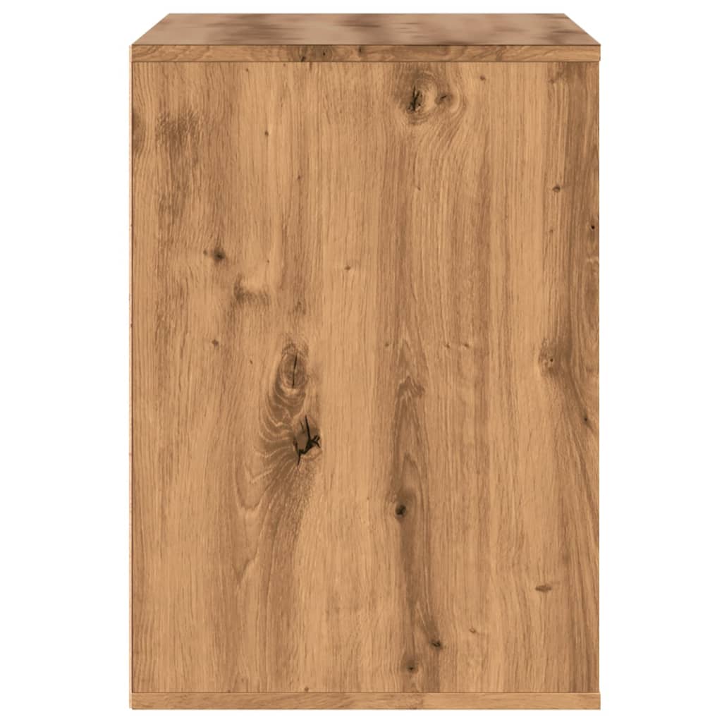 vidaXL Dulap colț sertare stejar artizanal 80x41x58 cm lemn prelucrat