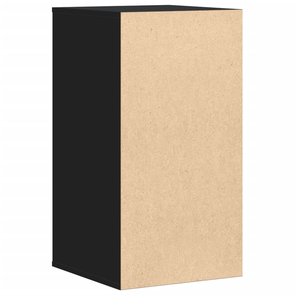 vidaXL Dulap colț cu sertare negru 40x41x76 cm lemn prelucrat vidaXL Dulap colț cu sertare negru 40x41x76 cm lemn prelucrat