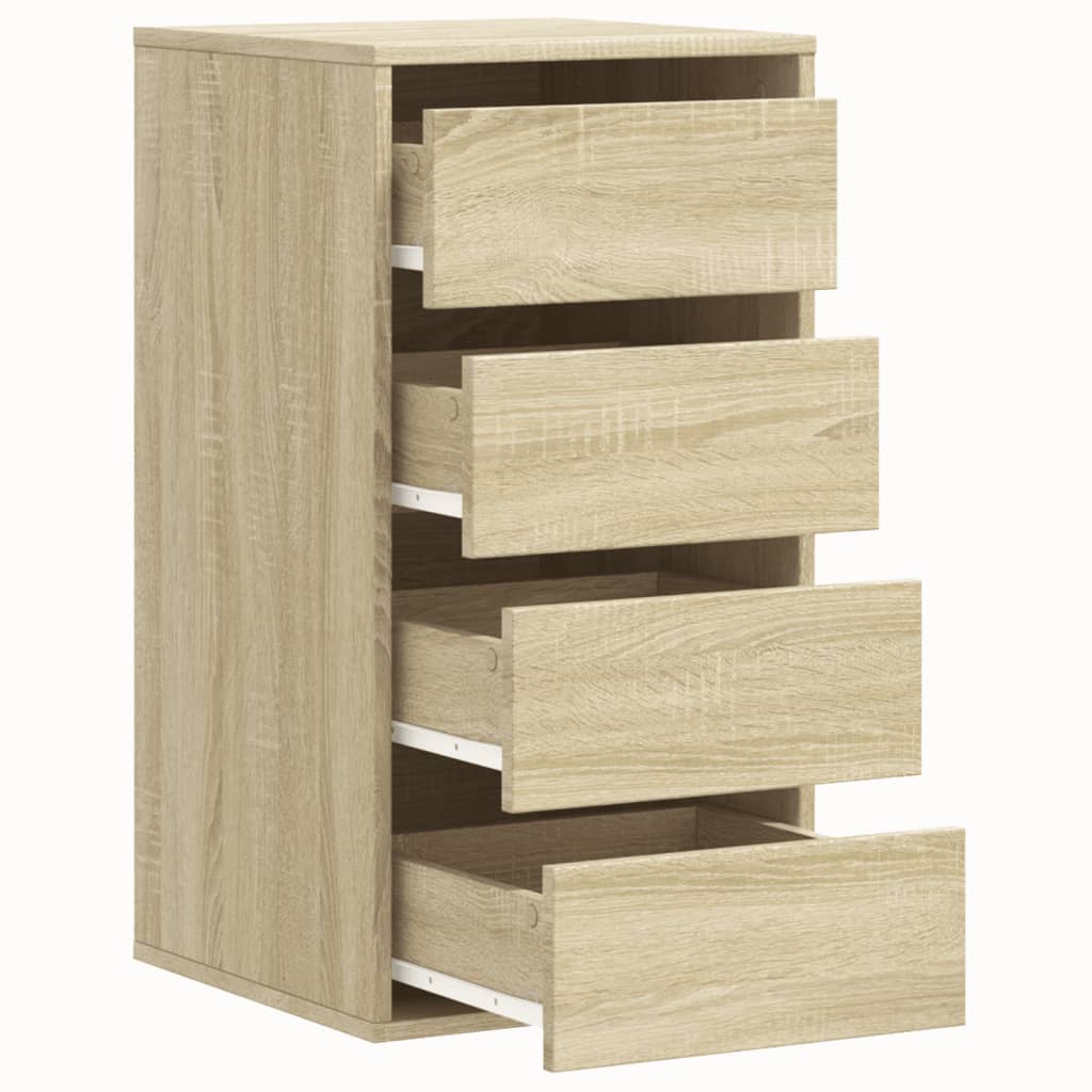 vidaXL Dulap colț cu sertare stejar sonoma 40x41x76 cm lemn prelucrat vidaXL Dulap colț cu sertare stejar sonoma 40x41x76 cm lemn prelucrat