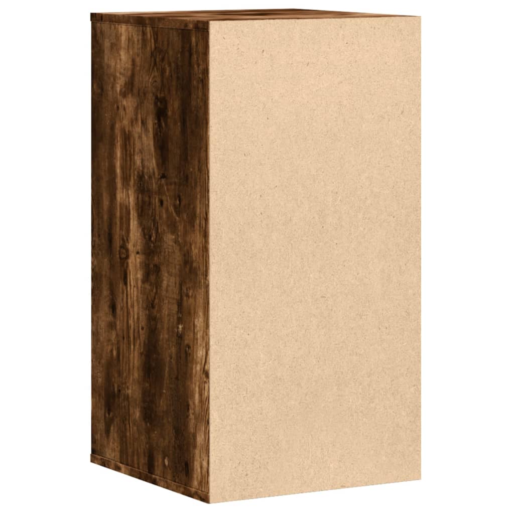 vidaXL Dulap colț cu sertare stejar fumuriu 40x41x76 cm lemn prelucrat vidaXL Dulap colț cu sertare stejar fumuriu 40x41x76 cm lemn prelucrat