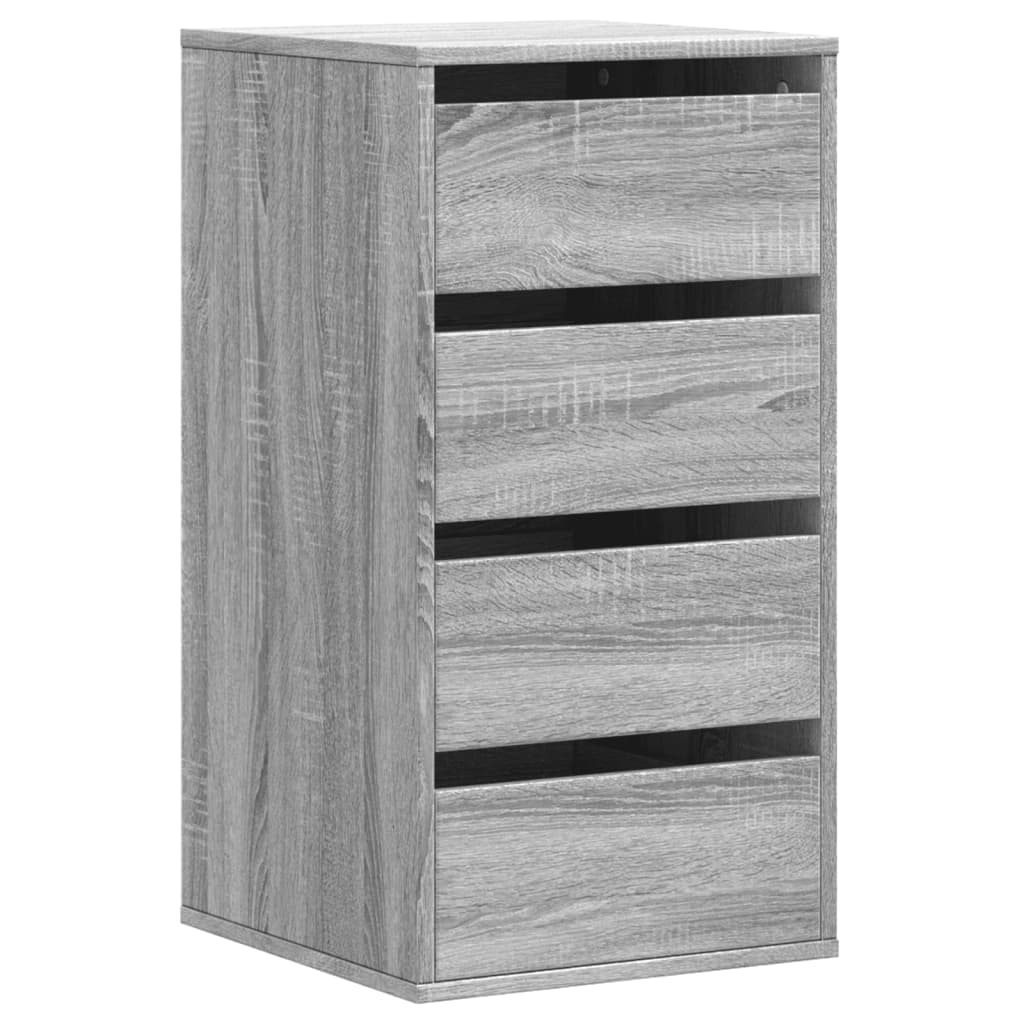 vidaXL Dulap colț cu sertare sonoma gri 40x41x76 cm lemn prelucrat vidaXL Dulap colț cu sertare sonoma gri 40x41x76 cm lemn prelucrat