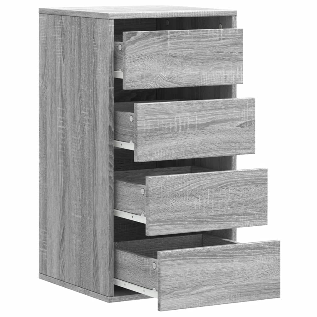 vidaXL Dulap colț cu sertare sonoma gri 40x41x76 cm lemn prelucrat vidaXL Dulap colț cu sertare sonoma gri 40x41x76 cm lemn prelucrat