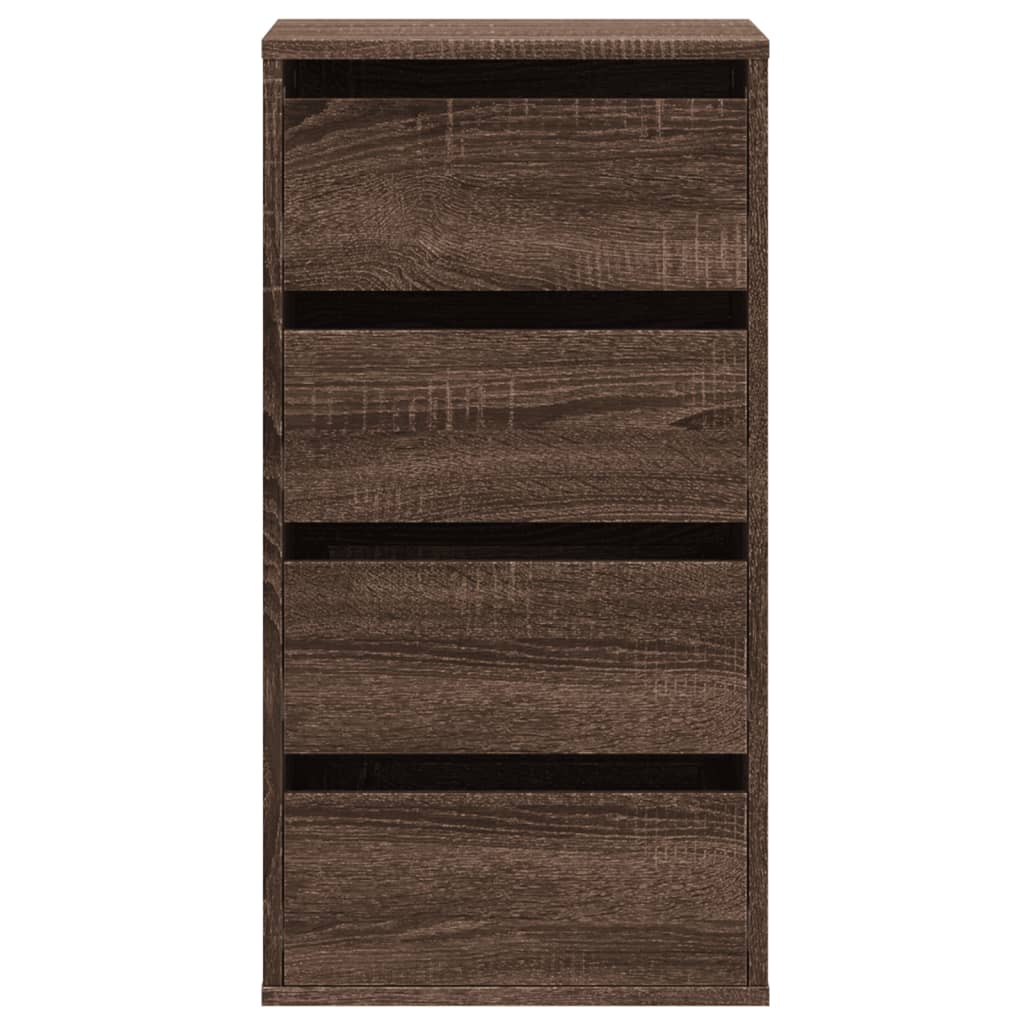 vidaXL Dulap colț cu sertare stejar maro 40x41x76 cm lemn prelucrat vidaXL Dulap colț cu sertare stejar maro 40x41x76 cm lemn prelucrat
