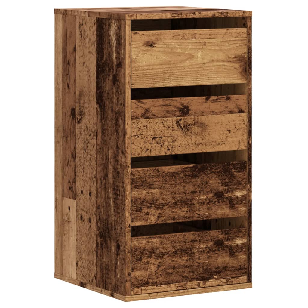 vidaXL Dulap colț cu sertare lemn vechi 40x41x76 cm lemn prelucrat vidaXL Dulap colț cu sertare lemn vechi 40x41x76 cm lemn prelucrat