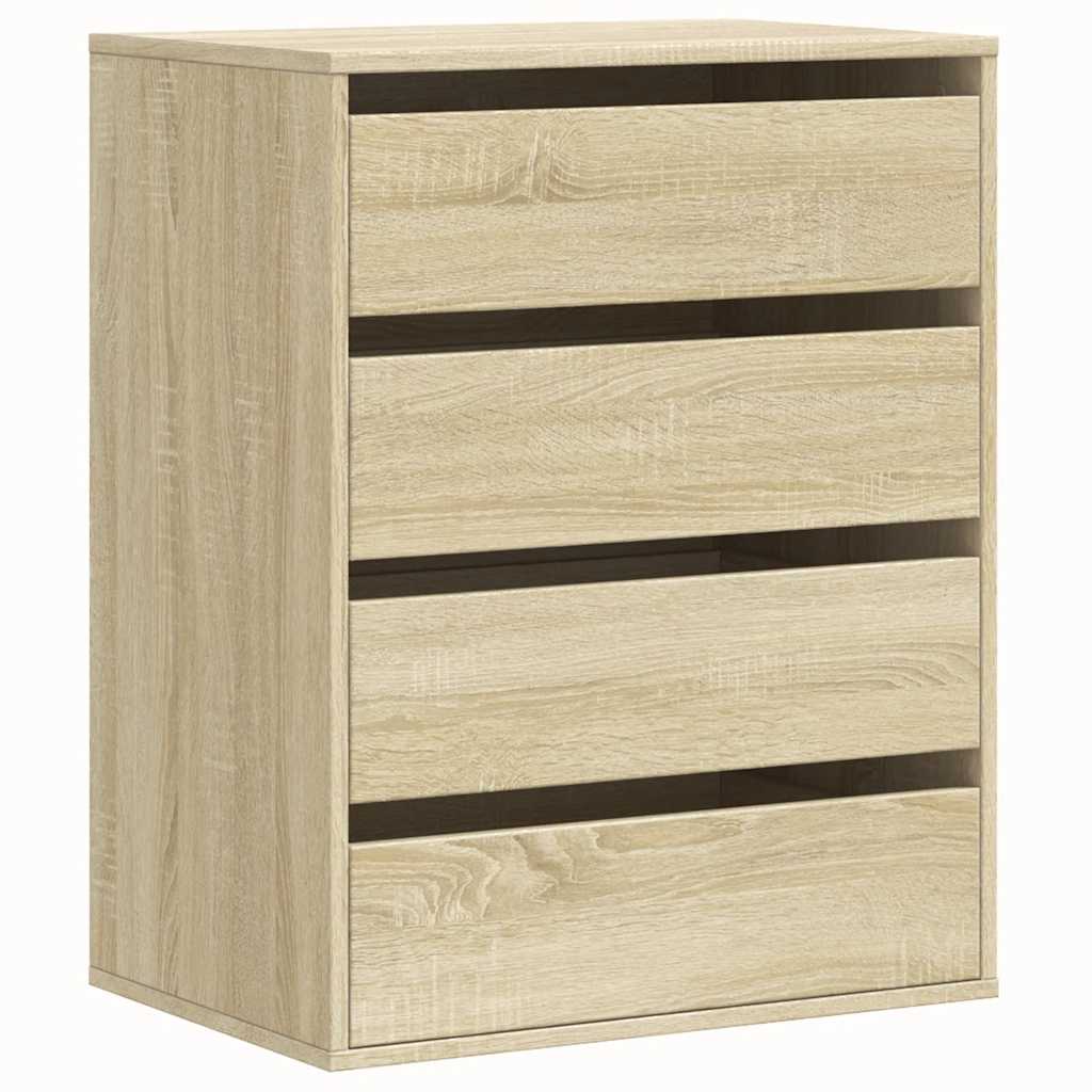 vidaXL Dulap colț cu sertare stejar sonoma 60x41x76 cm lemn prelucrat vidaXL Dulap colț cu sertare stejar sonoma 60x41x76 cm lemn prelucrat