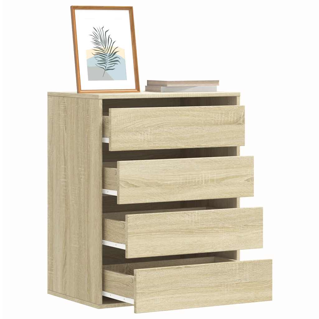 vidaXL Dulap colț cu sertare stejar sonoma 60x41x76 cm lemn prelucrat vidaXL Dulap colț cu sertare stejar sonoma 60x41x76 cm lemn prelucrat