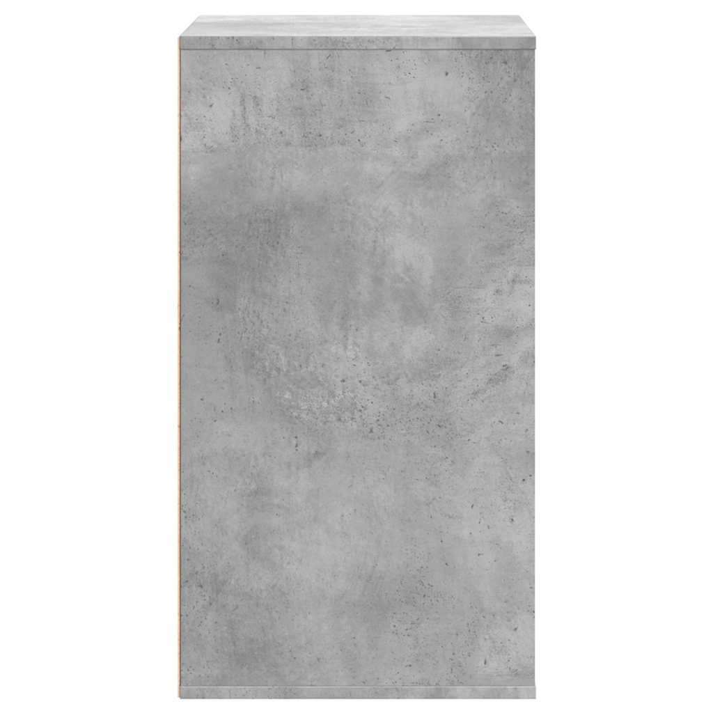 vidaXL Dulap colț cu sertare gri beton 60x41x76 cm lemn prelucrat vidaXL Dulap colț cu sertare gri beton 60x41x76 cm lemn prelucrat