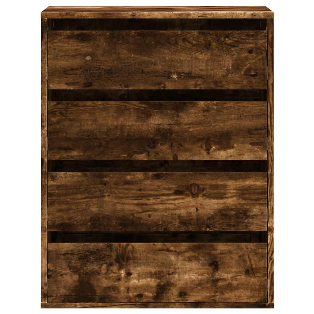 vidaXL Dulap colț cu sertare stejar fumuriu 60x41x76 cm lemn prelucrat vidaXL Dulap colț cu sertare stejar fumuriu 60x41x76 cm lemn prelucrat