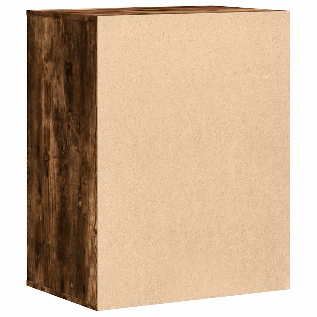 vidaXL Dulap colț cu sertare stejar fumuriu 60x41x76 cm lemn prelucrat vidaXL Dulap colț cu sertare stejar fumuriu 60x41x76 cm lemn prelucrat