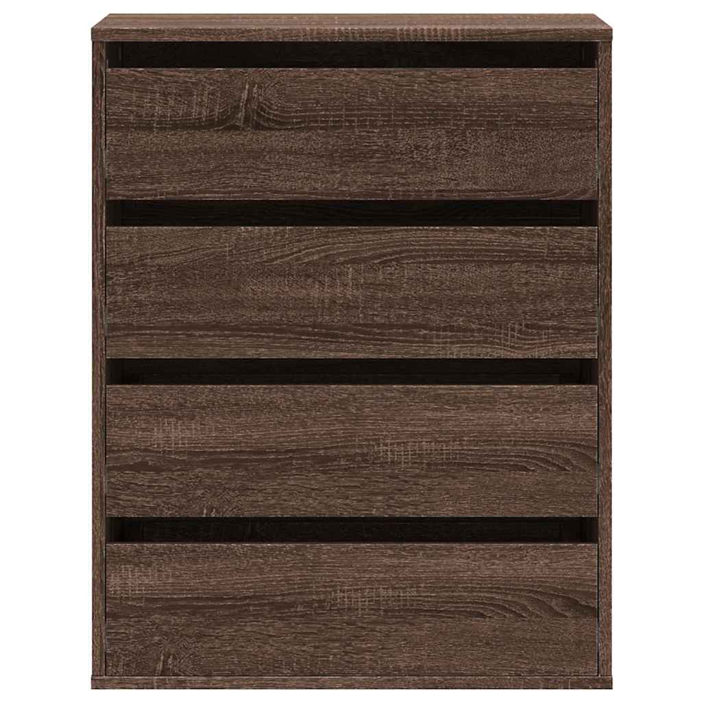 vidaXL Dulap colț cu sertare stejar maro 60x41x76 cm lemn prelucrat vidaXL Dulap colț cu sertare stejar maro 60x41x76 cm lemn prelucrat