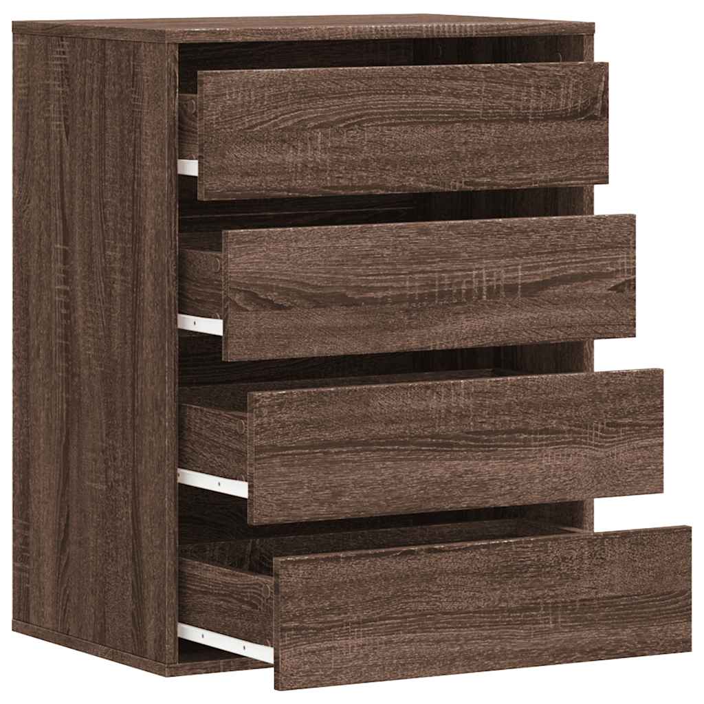 vidaXL Dulap colț cu sertare stejar maro 60x41x76 cm lemn prelucrat vidaXL Dulap colț cu sertare stejar maro 60x41x76 cm lemn prelucrat