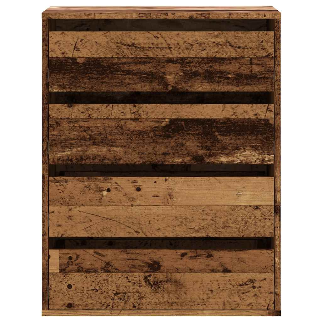 vidaXL Dulap colț cu sertare lemn vechi 60x41x76 cm lemn prelucrat vidaXL Dulap colț cu sertare lemn vechi 60x41x76 cm lemn prelucrat