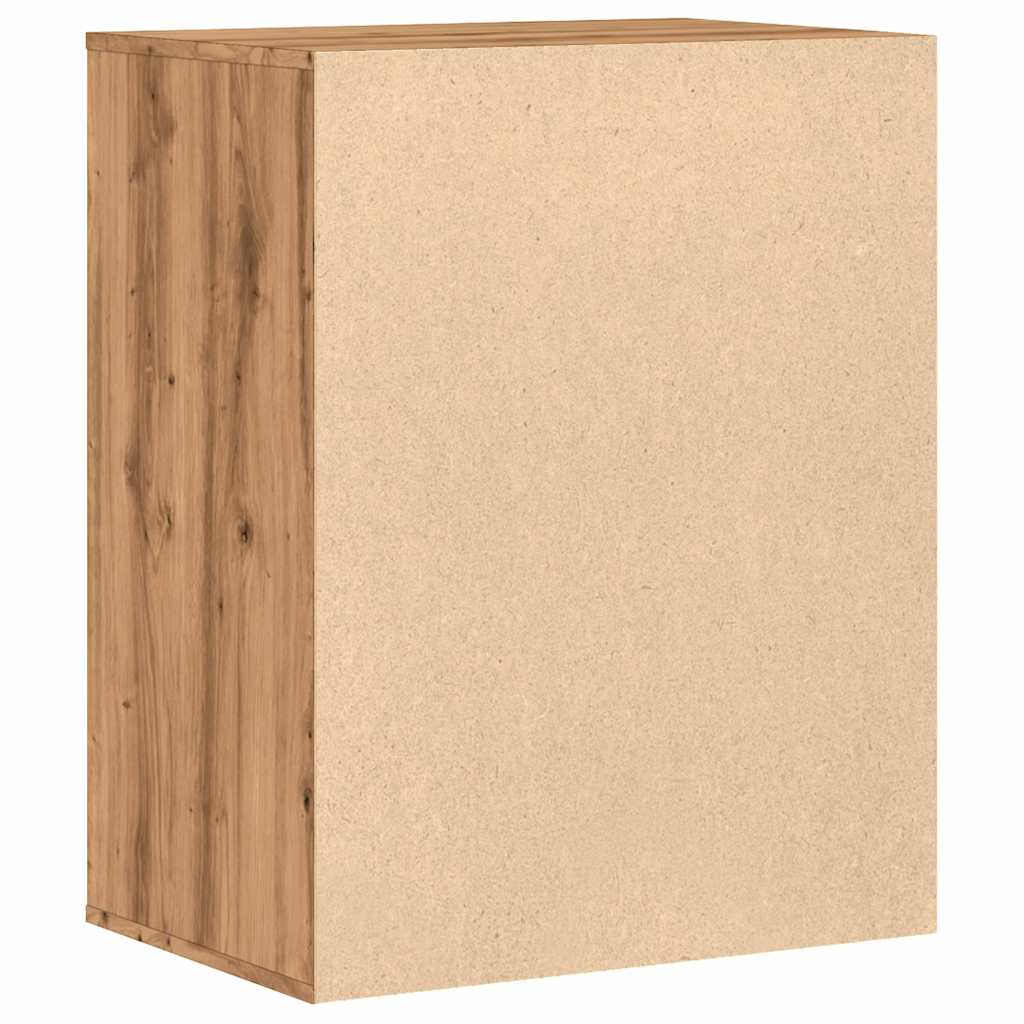 vidaXL Dulap colț sertare stejar artizanal 60x41x76 cm lemn prelucrat