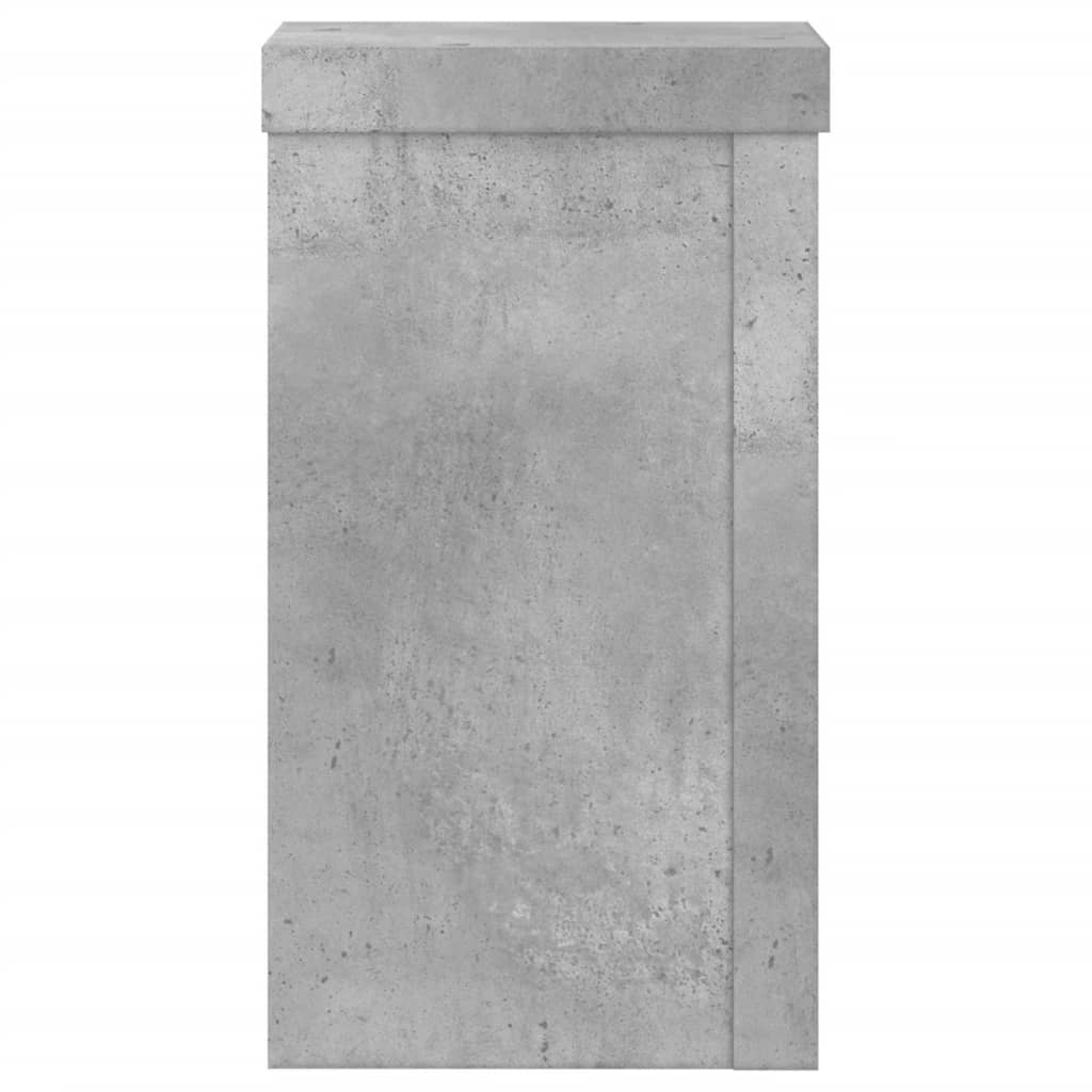 vidaXL Suport de plante, 2 buc., gri beton, 10x10x18 cm lemn prelucrat vidaXL Suport de plante, 2 buc., gri beton, 10x10x18 cm lemn prelucrat
