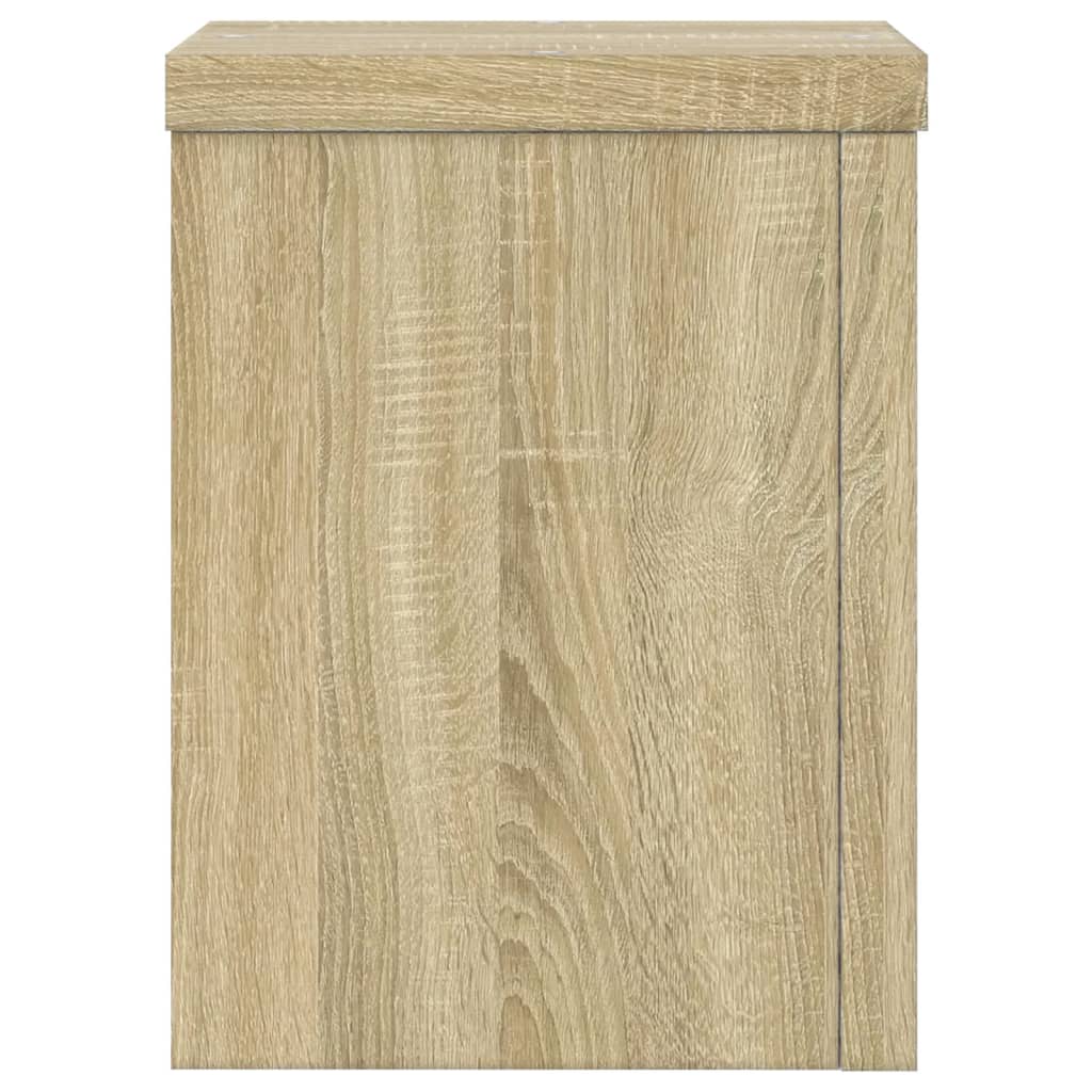 vidaXL Suporturi de plante, 2 buc., stejar sonoma, 15x15x20 cm vidaXL Suporturi de plante, 2 buc., stejar sonoma, 15x15x20 cm