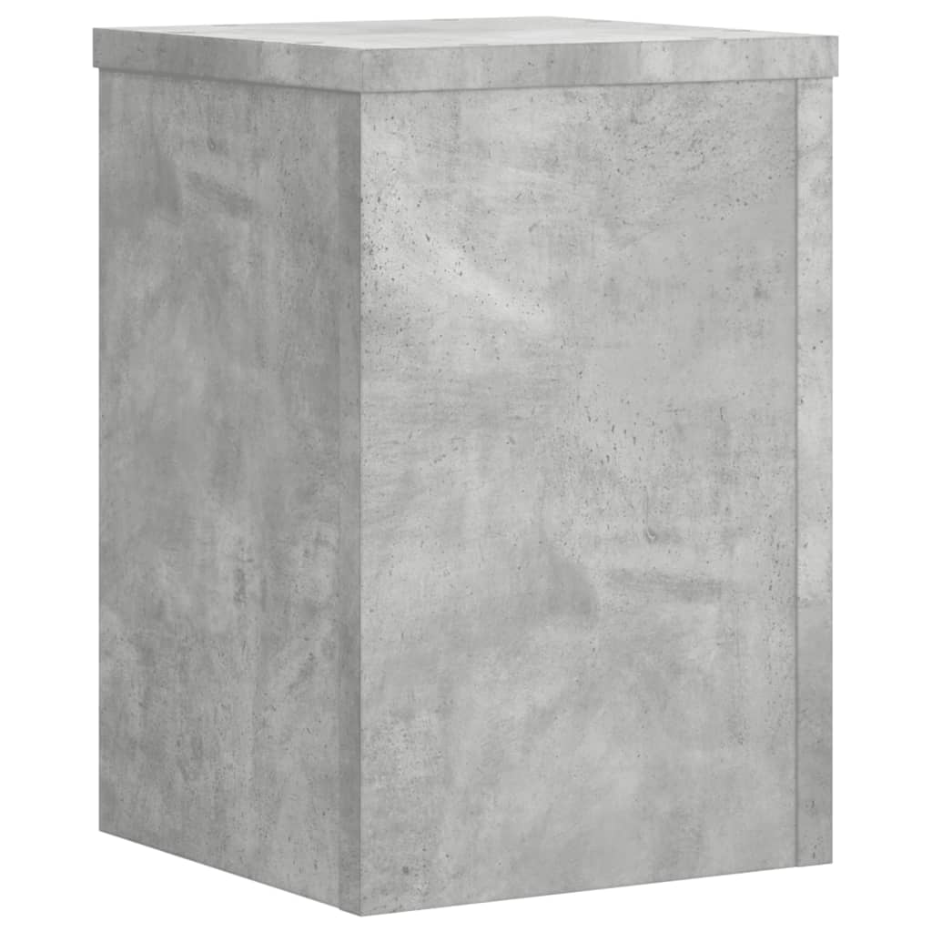 vidaXL Suport de plante, 2 buc., gri beton, 20x20x30 cm lemn prelucrat vidaXL Suport de plante, 2 buc., gri beton, 20x20x30 cm lemn prelucrat