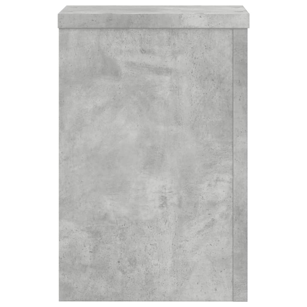 vidaXL Suport de plante, 2 buc., gri beton, 20x20x30 cm lemn prelucrat vidaXL Suport de plante, 2 buc., gri beton, 20x20x30 cm lemn prelucrat