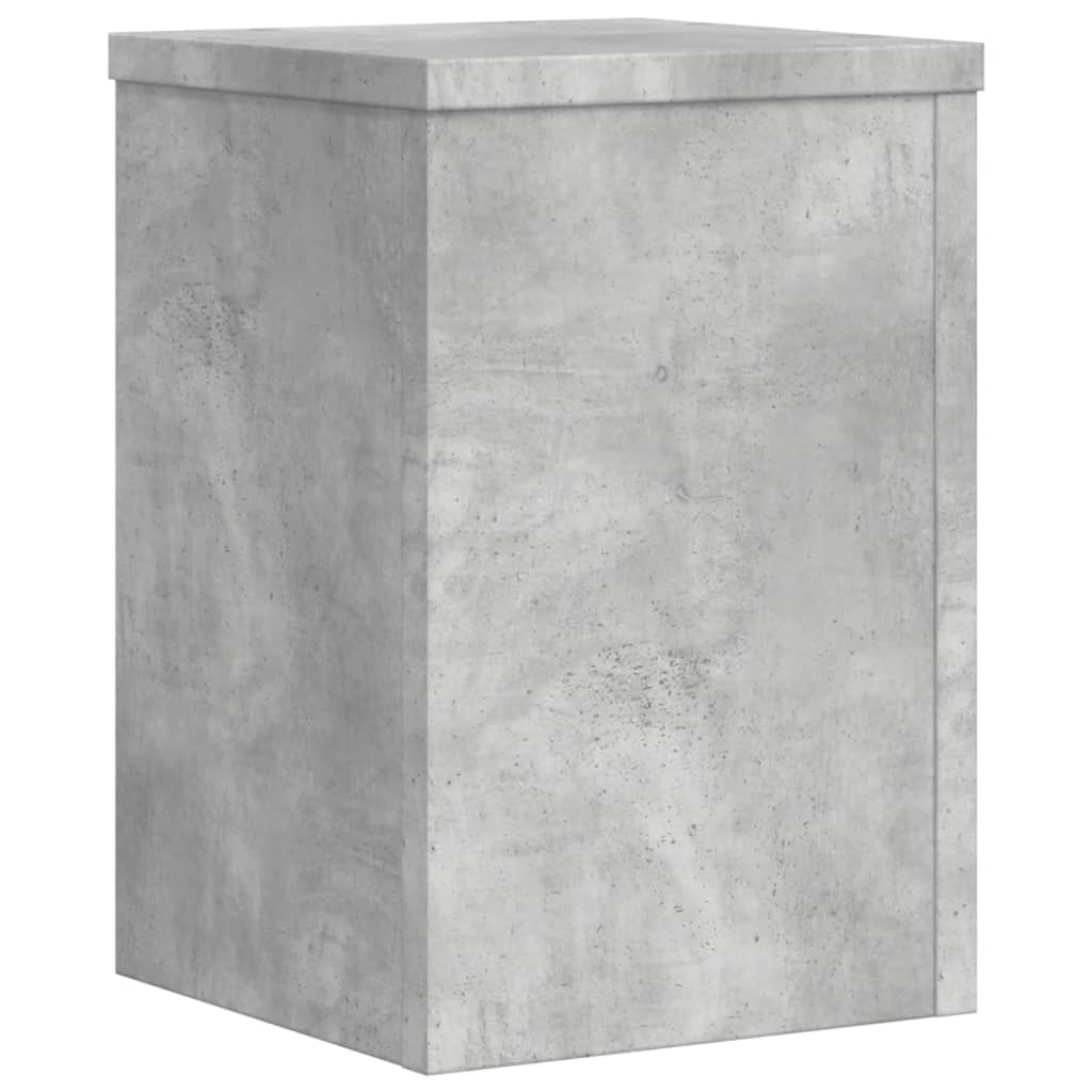 vidaXL Suport de plante, 2 buc., gri beton, 20x20x30 cm lemn prelucrat vidaXL Suport de plante, 2 buc., gri beton, 20x20x30 cm lemn prelucrat