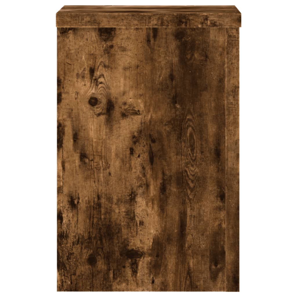 vidaXL Suporturi de plante 2 buc. stejar fumuriu 20x20x30 cm lemn vidaXL Suporturi de plante 2 buc. stejar fumuriu 20x20x30 cm lemn
