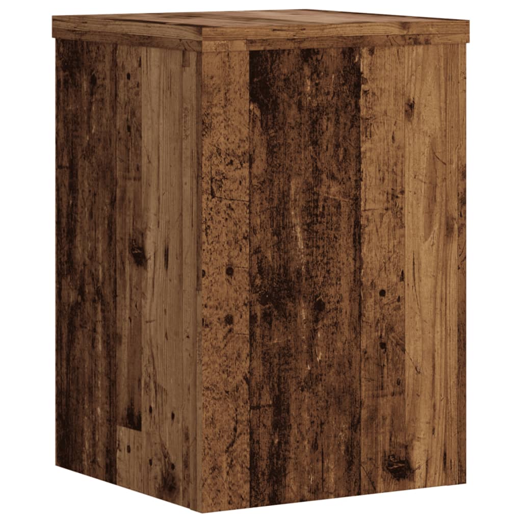 vidaXL Suporturi de plante 2 buc. lemn vechi 20x20x30cm lemn prelucrat vidaXL Suporturi de plante 2 buc. lemn vechi 20x20x30cm lemn prelucrat