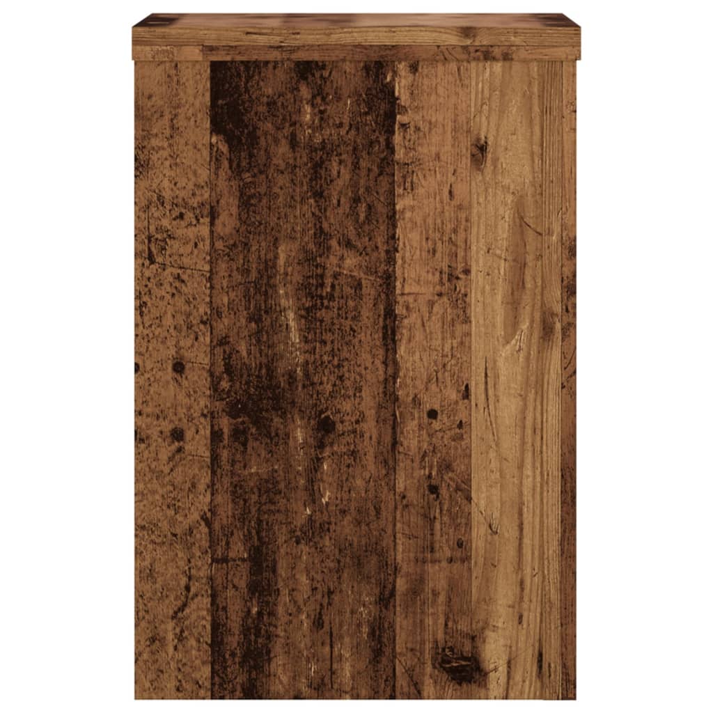 vidaXL Suporturi de plante 2 buc. lemn vechi 20x20x30cm lemn prelucrat vidaXL Suporturi de plante 2 buc. lemn vechi 20x20x30cm lemn prelucrat