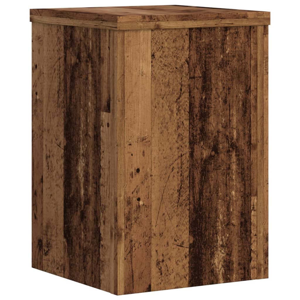 vidaXL Suporturi de plante 2 buc. lemn vechi 20x20x30cm lemn prelucrat vidaXL Suporturi de plante 2 buc. lemn vechi 20x20x30cm lemn prelucrat