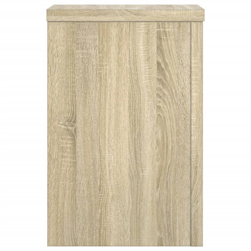 vidaXL Suporturi de plante, 2 buc., stejar sonoma, 25x25x35 cm vidaXL Suporturi de plante, 2 buc., stejar sonoma, 25x25x35 cm