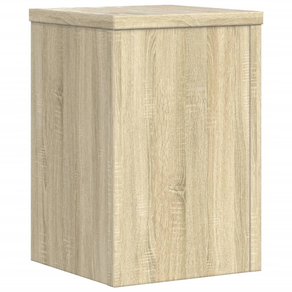 vidaXL Suporturi de plante, 2 buc., stejar sonoma, 25x25x35 cm vidaXL Suporturi de plante, 2 buc., stejar sonoma, 25x25x35 cm