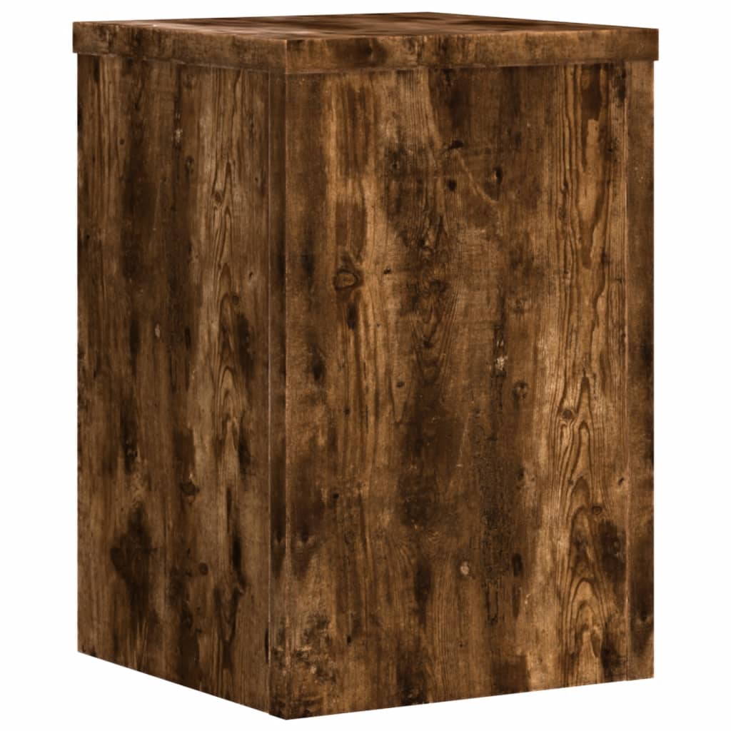 vidaXL Suporturi de plante 2 buc. stejar fumuriu 25x25x35 cm lemn vidaXL Suporturi de plante 2 buc. stejar fumuriu 25x25x35 cm lemn