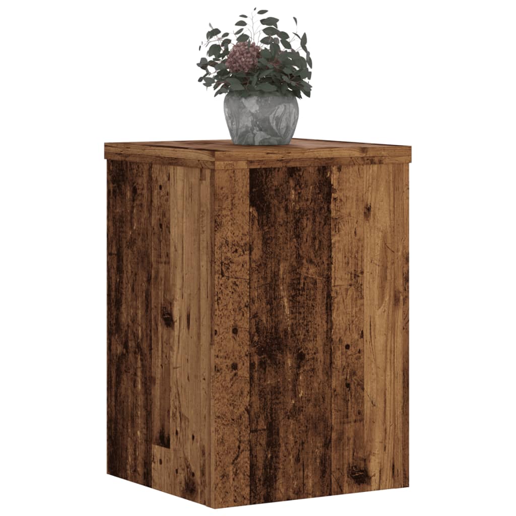 vidaXL Suporturi de plante 2 buc. lemn vechi 25x25x35cm lemn prelucrat
