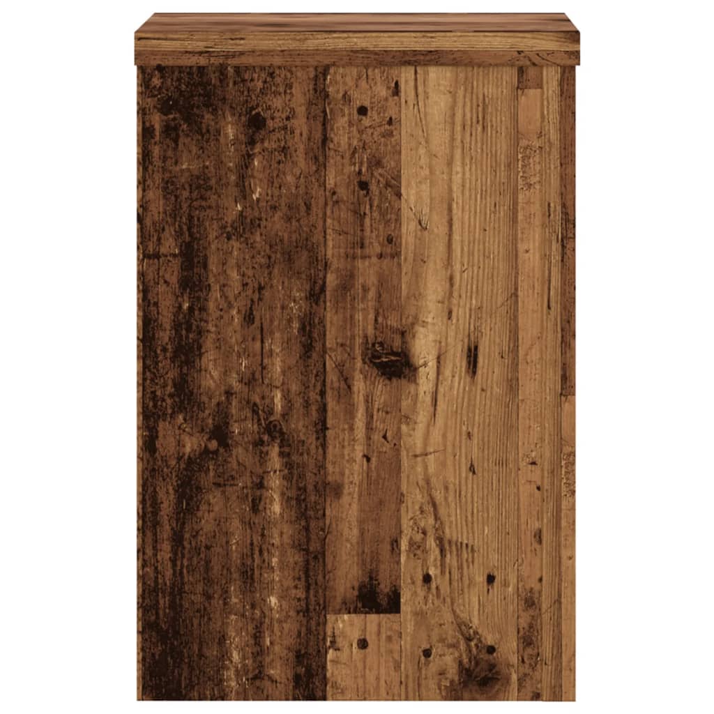 vidaXL Suporturi de plante 2 buc. lemn vechi 25x25x35cm lemn prelucrat