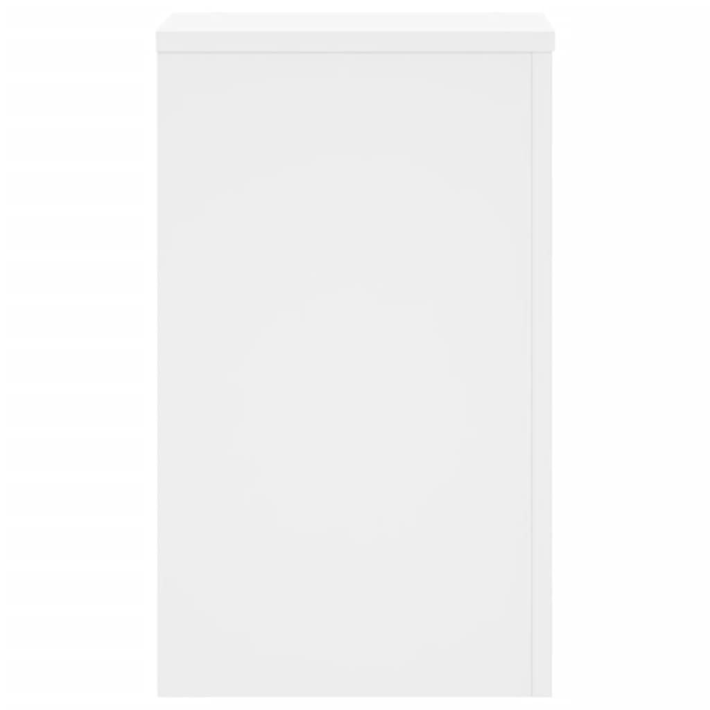 vidaXL Suporturi de plante, 2 buc., alb, 30x30x50 cm, lemn prelucrat vidaXL Suporturi de plante, 2 buc., alb, 30x30x50 cm, lemn prelucrat