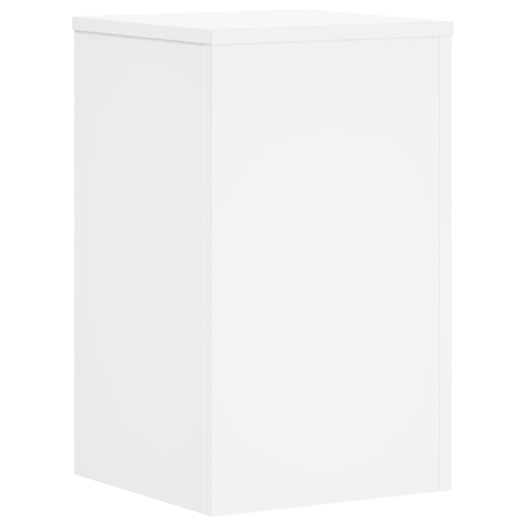 vidaXL Suporturi de plante, 2 buc., alb, 30x30x50 cm, lemn prelucrat vidaXL Suporturi de plante, 2 buc., alb, 30x30x50 cm, lemn prelucrat