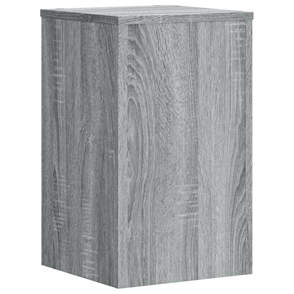vidaXL Suporturi plante 2 buc gri sonoma 30x30x50 cm lemn prelucrat vidaXL Suporturi plante 2 buc gri sonoma 30x30x50 cm lemn prelucrat