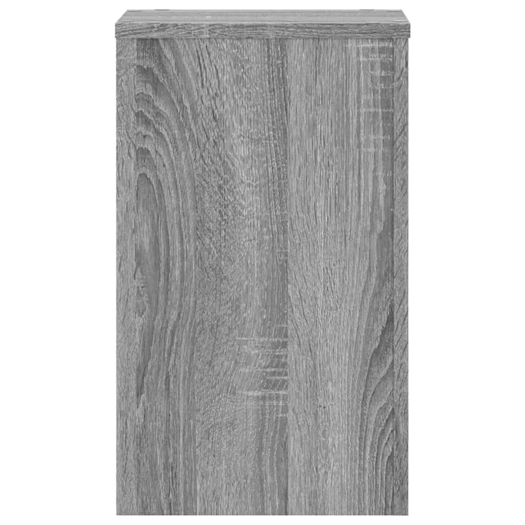 vidaXL Suporturi plante 2 buc gri sonoma 30x30x50 cm lemn prelucrat vidaXL Suporturi plante 2 buc gri sonoma 30x30x50 cm lemn prelucrat