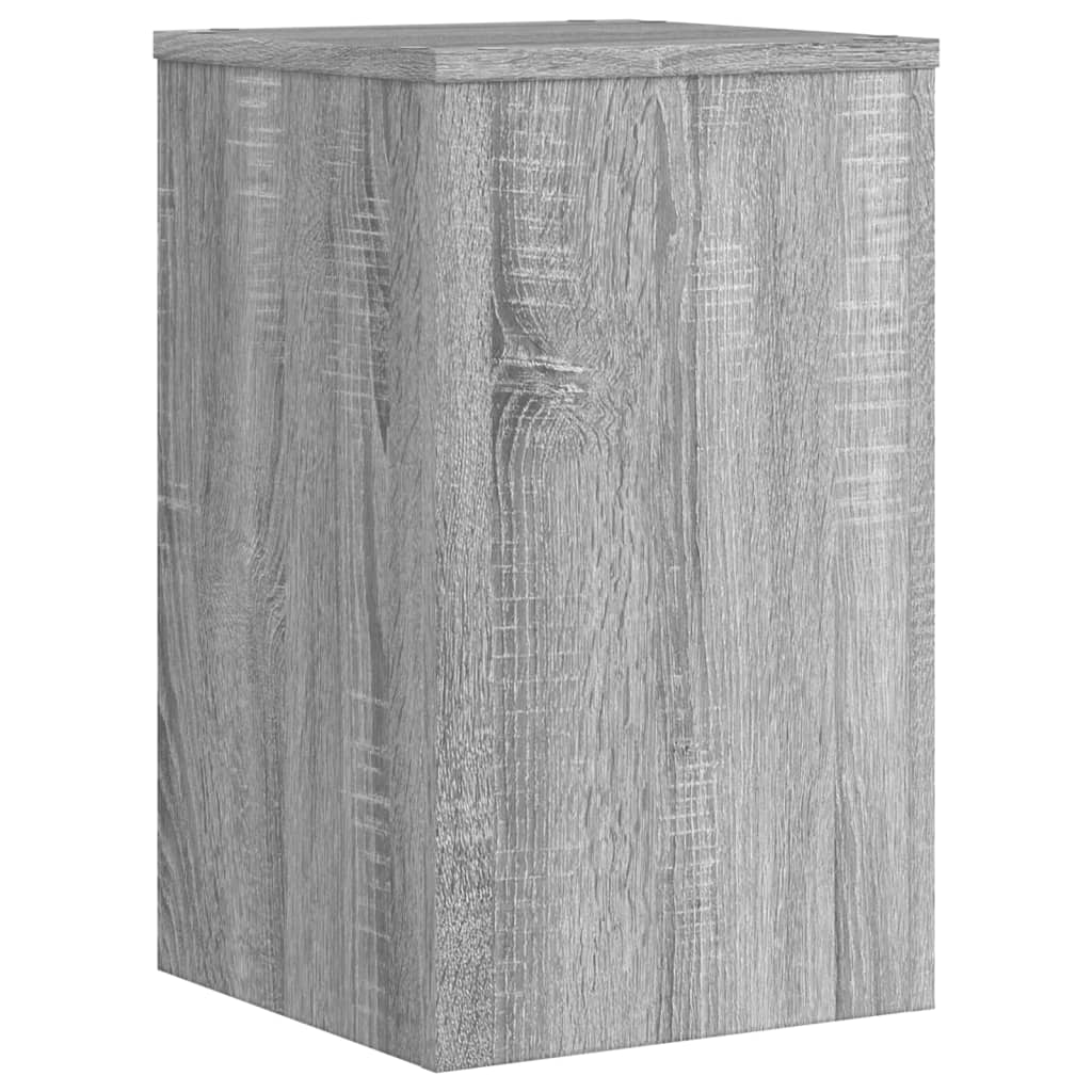 vidaXL Suporturi plante 2 buc gri sonoma 30x30x50 cm lemn prelucrat vidaXL Suporturi plante 2 buc gri sonoma 30x30x50 cm lemn prelucrat