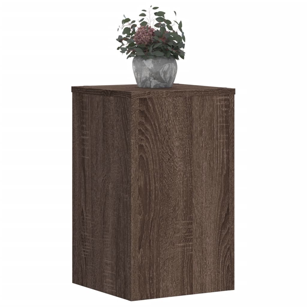 vidaXL Suport de plante 2buc. stejar maro 30x30x50cm lemn prelucrat vidaXL Suport de plante 2buc. stejar maro 30x30x50cm lemn prelucrat