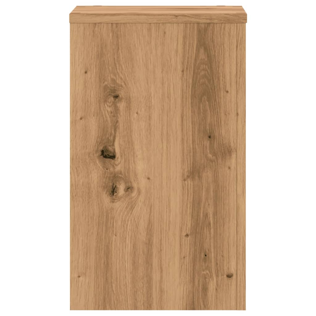 vidaXL Suporturi de plante, 2 buc., stejar artizanal, 30x30x50cm, lemn vidaXL Suporturi de plante, 2 buc., stejar artizanal, 30x30x50cm, lemn