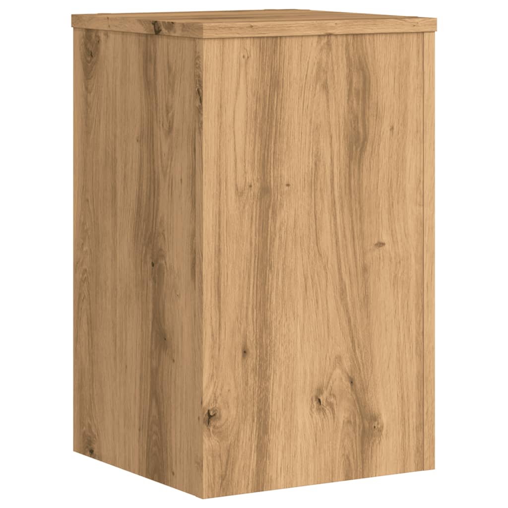 vidaXL Suporturi de plante, 2 buc., stejar artizanal, 30x30x50cm, lemn vidaXL Suporturi de plante, 2 buc., stejar artizanal, 30x30x50cm, lemn