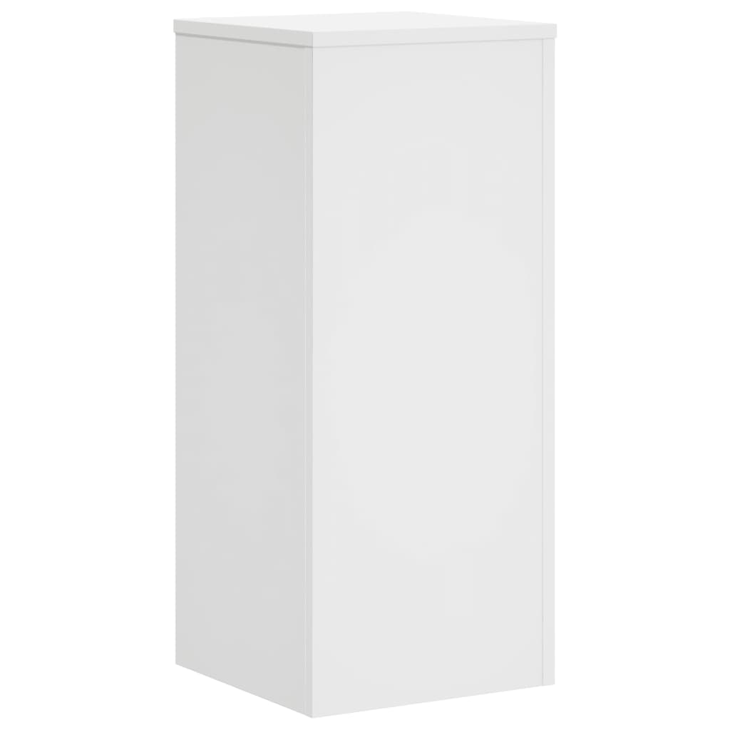 vidaXL Suporturi de plante, 2 buc., alb, 30x30x70 cm, lemn prelucrat vidaXL Suporturi de plante, 2 buc., alb, 30x30x70 cm, lemn prelucrat