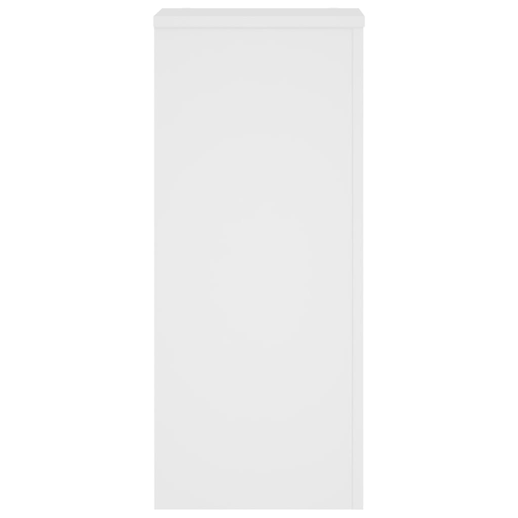 vidaXL Suporturi de plante, 2 buc., alb, 30x30x70 cm, lemn prelucrat vidaXL Suporturi de plante, 2 buc., alb, 30x30x70 cm, lemn prelucrat