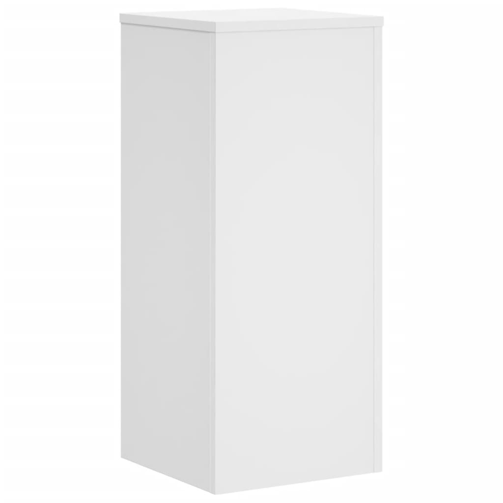 vidaXL Suporturi de plante, 2 buc., alb, 30x30x70 cm, lemn prelucrat vidaXL Suporturi de plante, 2 buc., alb, 30x30x70 cm, lemn prelucrat