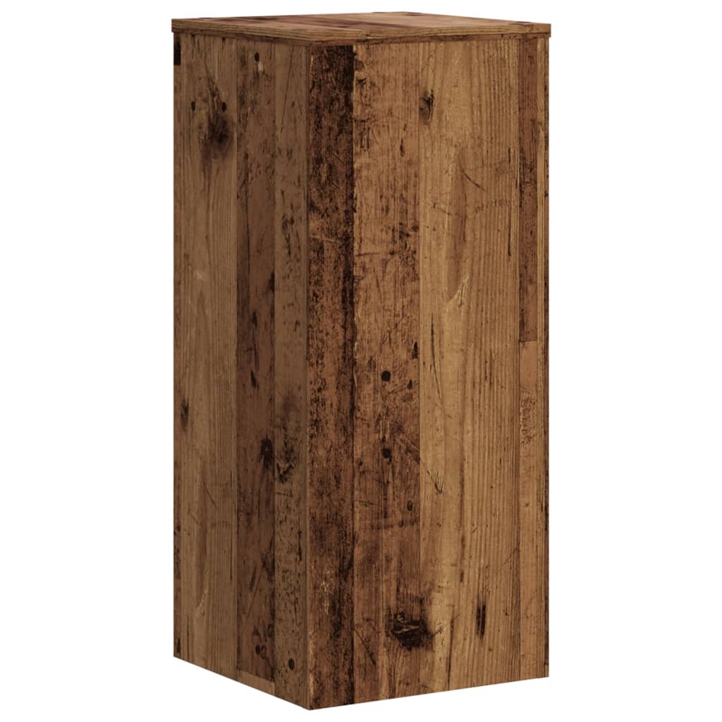 vidaXL Suporturi de plante 2 buc. lemn vechi 30x30x70cm lemn prelucrat vidaXL Suporturi de plante 2 buc. lemn vechi 30x30x70cm lemn prelucrat