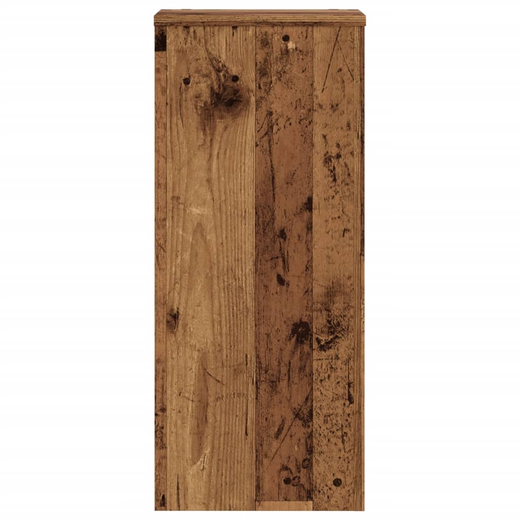 vidaXL Suporturi de plante 2 buc. lemn vechi 30x30x70cm lemn prelucrat vidaXL Suporturi de plante 2 buc. lemn vechi 30x30x70cm lemn prelucrat