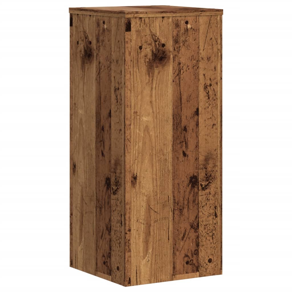 vidaXL Suporturi de plante 2 buc. lemn vechi 30x30x70cm lemn prelucrat vidaXL Suporturi de plante 2 buc. lemn vechi 30x30x70cm lemn prelucrat