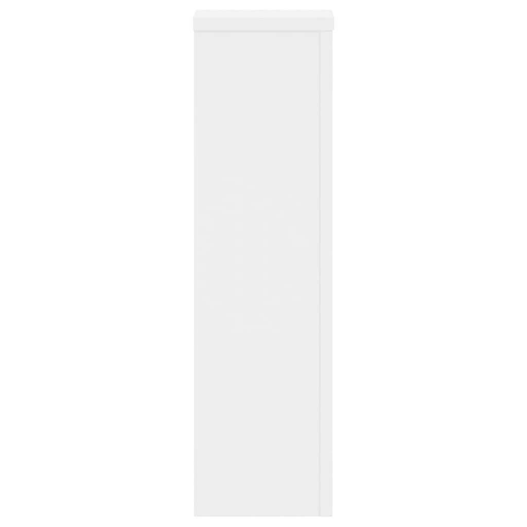 vidaXL Suporturi de plante, 2 buc., alb, 17x17x60 cm, lemn prelucrat vidaXL Suporturi de plante, 2 buc., alb, 17x17x60 cm, lemn prelucrat