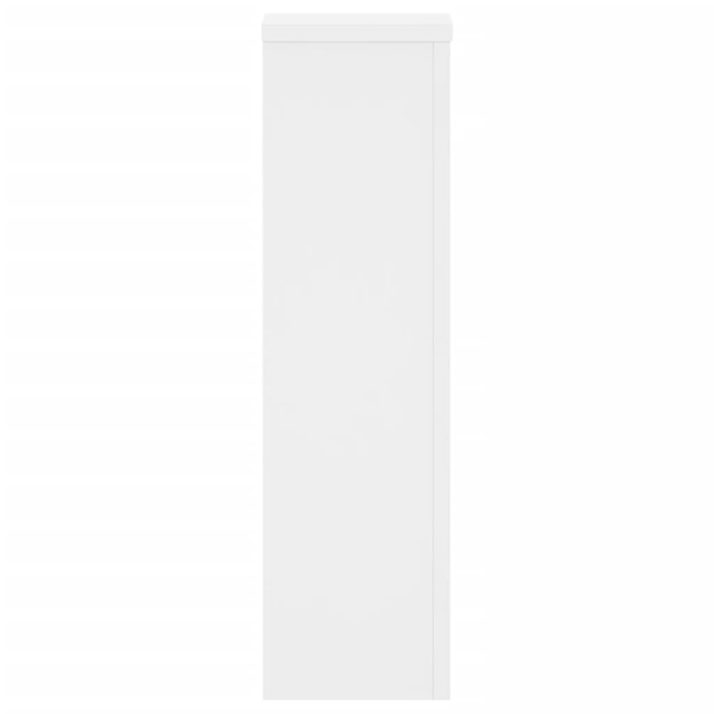 vidaXL Suporturi de plante, 2 buc., alb, 17x17x60 cm, lemn prelucrat vidaXL Suporturi de plante, 2 buc., alb, 17x17x60 cm, lemn prelucrat