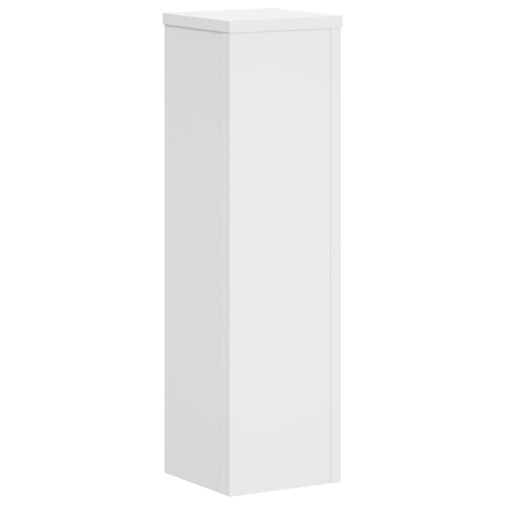 vidaXL Suporturi de plante, 2 buc., alb, 17x17x60 cm, lemn prelucrat vidaXL Suporturi de plante, 2 buc., alb, 17x17x60 cm, lemn prelucrat