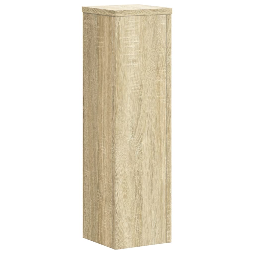 vidaXL Suporturi de plante, 2 buc., stejar sonoma, 17x17x60 cm vidaXL Suporturi de plante, 2 buc., stejar sonoma, 17x17x60 cm